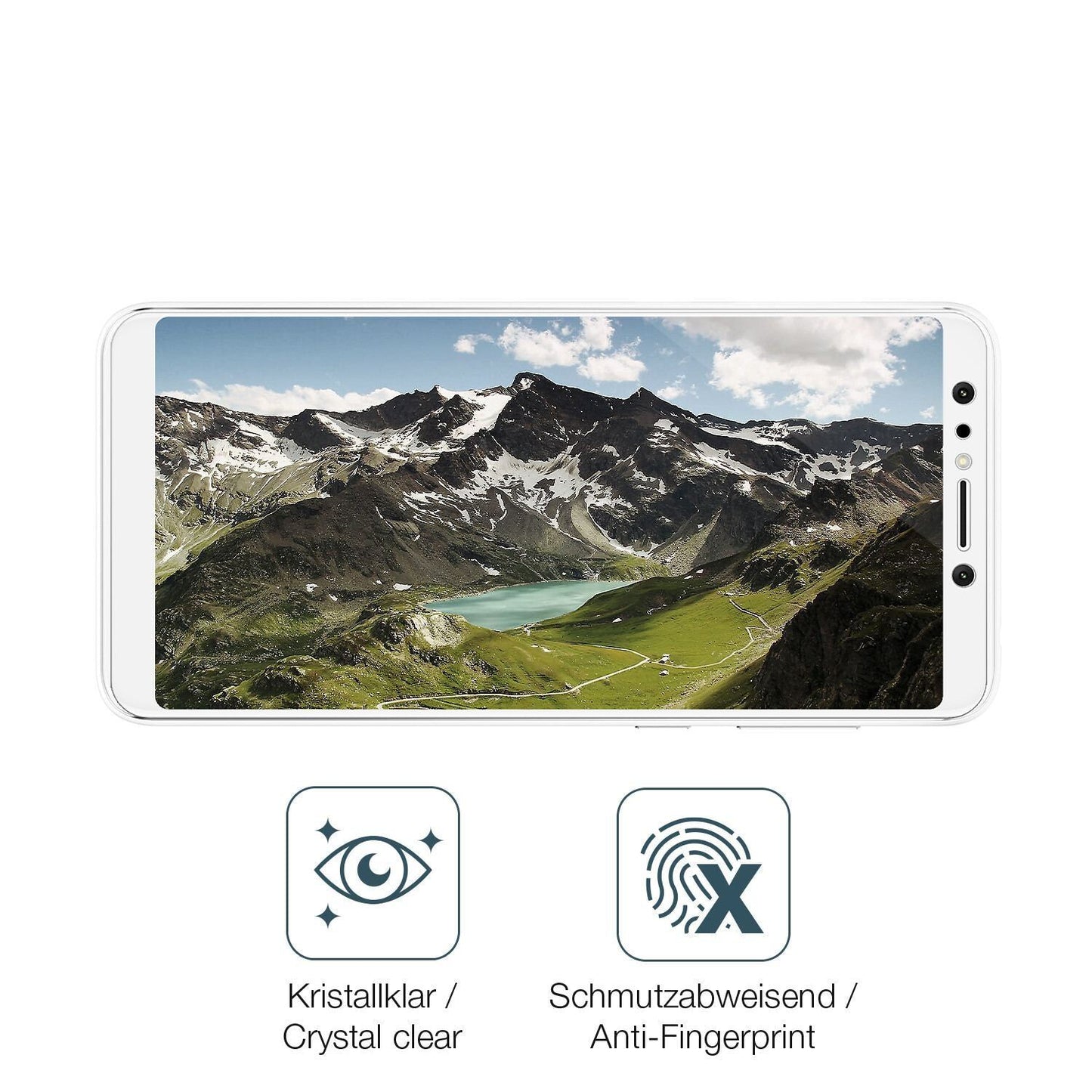 2x 9H Schutzfolie für Asus Zenfone 5 Selfie Pro Pa (5)