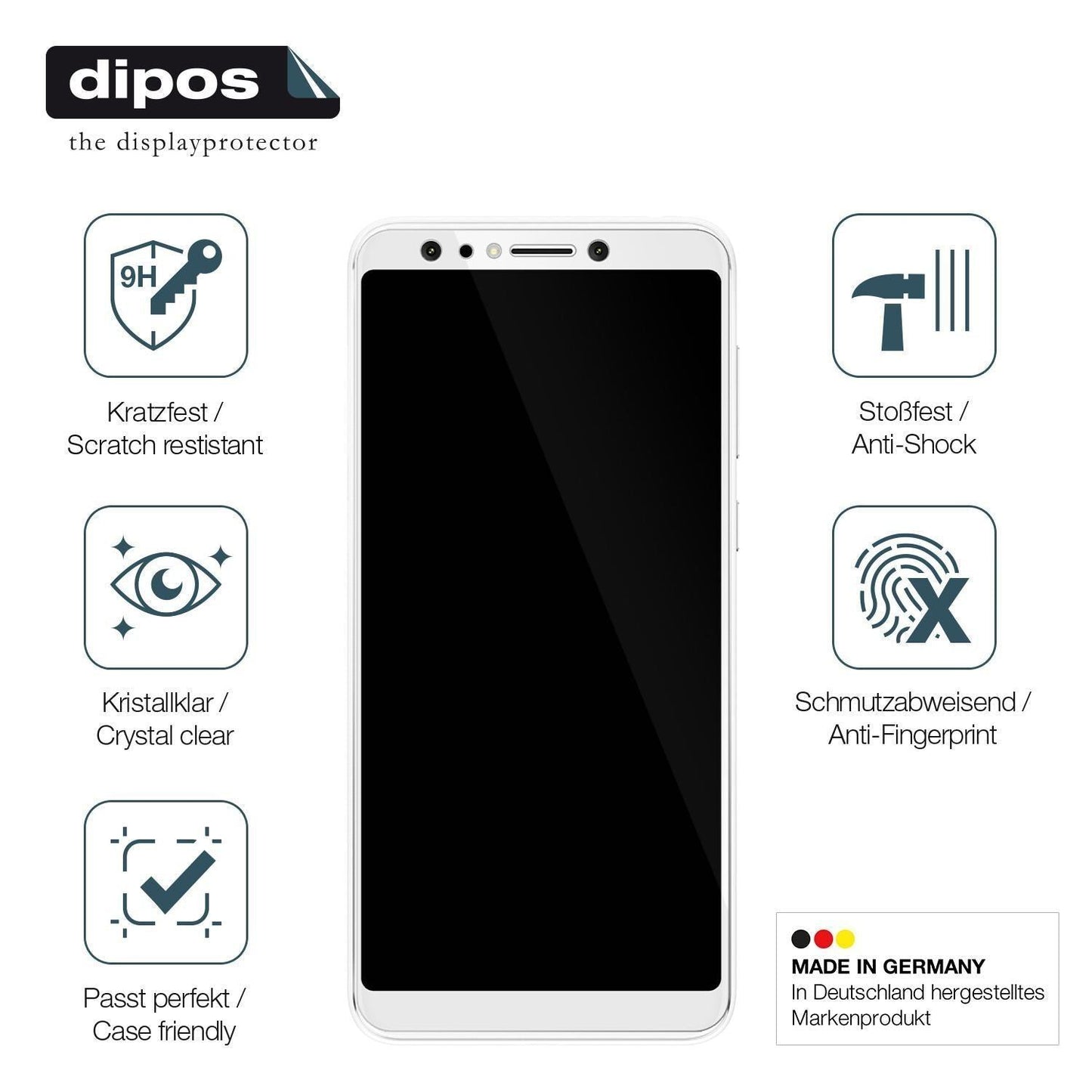 2x 9H Schutzfolie für Asus Zenfone 5 Selfie Pro Pa (7)