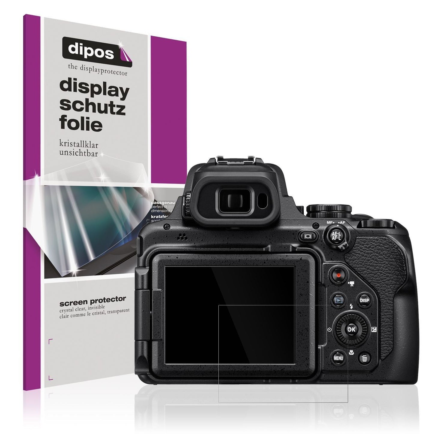 4x Schutzfolie klar für Nikon Coolpix P1100 Displa (1)