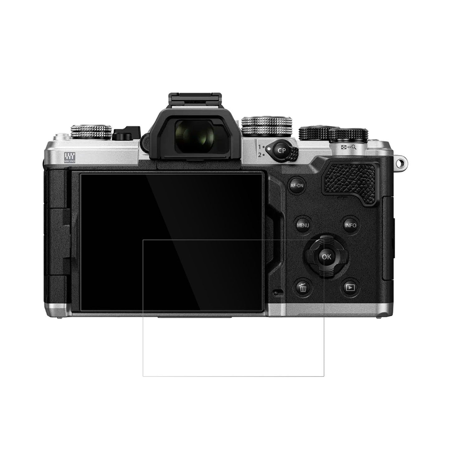 4x Schutzfolie klar für OM System OM-3 Display-Sch (2)