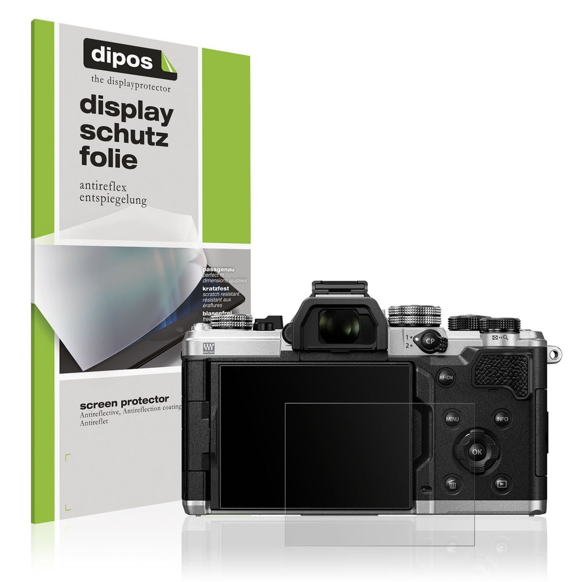 4x Schutzfolie matt für OM System OM-3 Display-Sch (1)