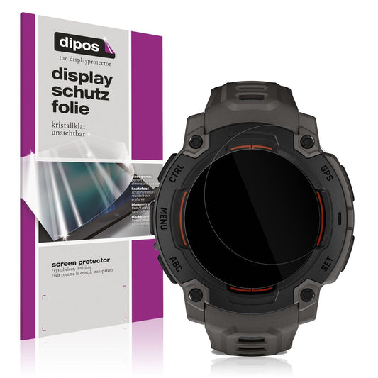 6x Schutzfolie klar für Garmin Instinct E 45mm Dis (1)