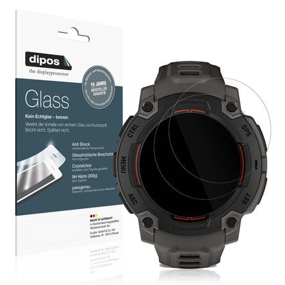2x 9H Schutzfolie für Garmin Instinct E 45mm Panze (1)
