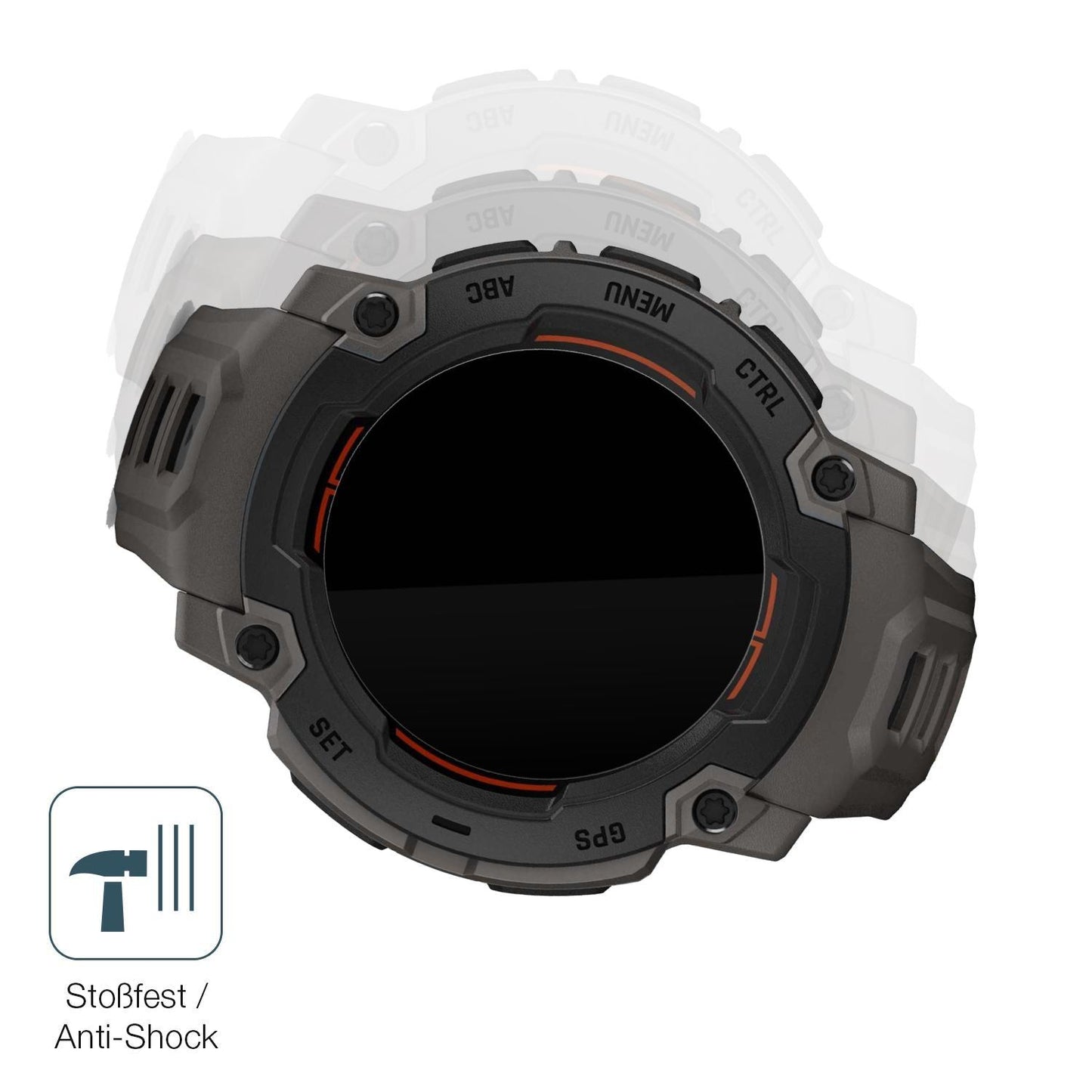 2x 9H Schutzfolie für Garmin Instinct E 45mm Panze (4)