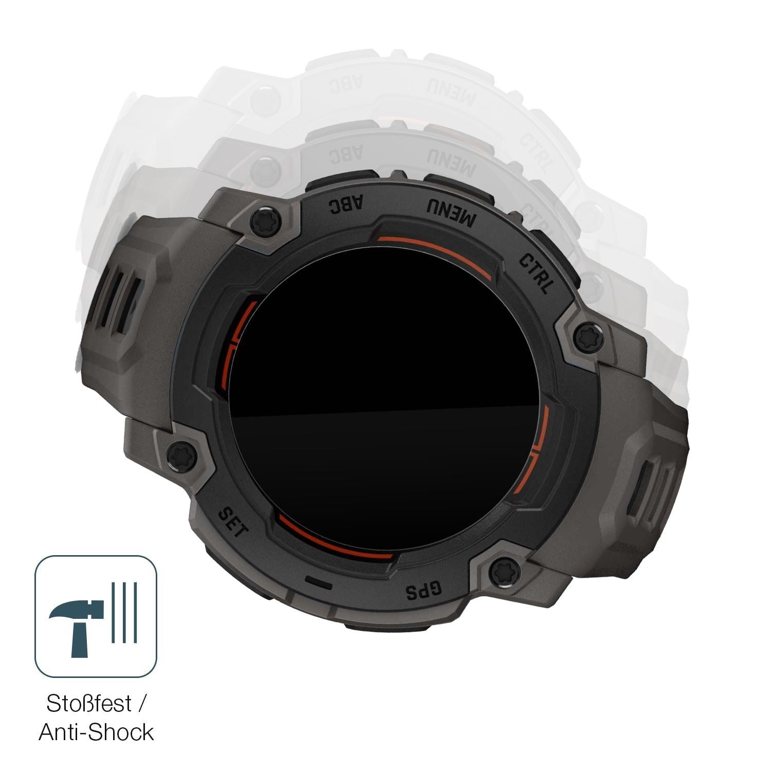 2x 9H Schutzfolie für Garmin Instinct E 45mm Panze (4)