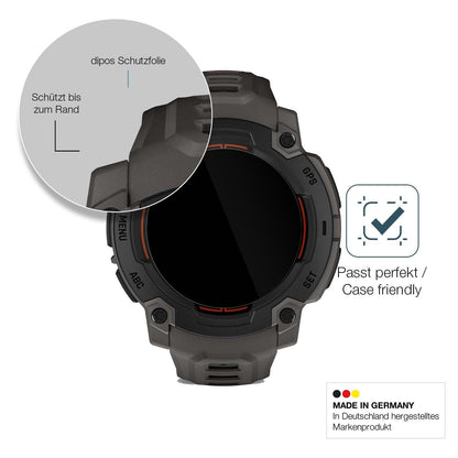 2x 9H Schutzfolie für Garmin Instinct E 45mm Panze (6)
