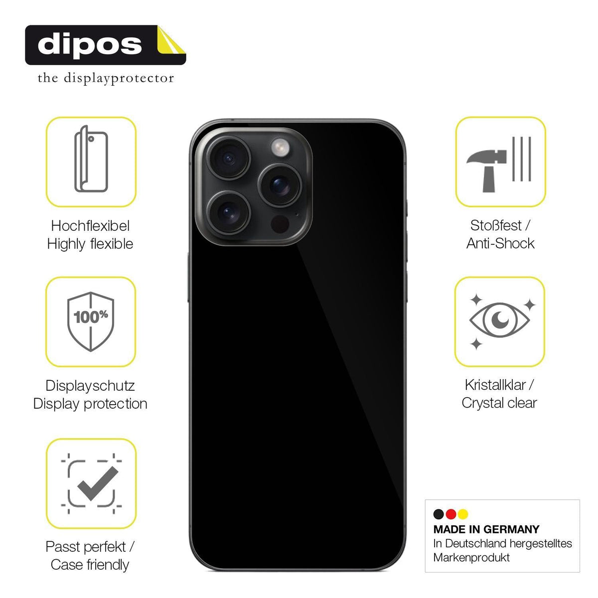 2x 3D Full Cover Schutzfolie für Apple iPhone 15 P (7)