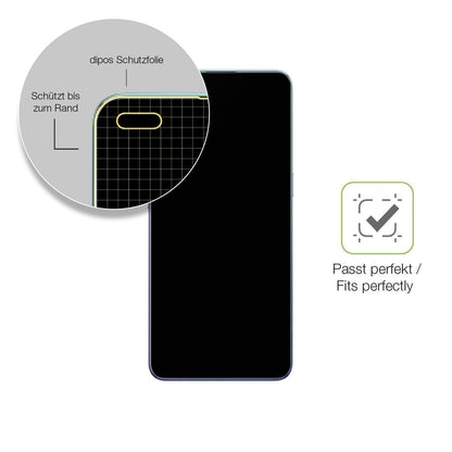 2x Full Cover Schutzfolie matt für Oppo Reno3 Pro  (6)