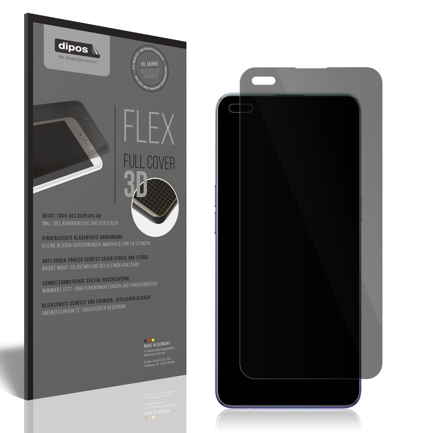 Full Cover Privacy Blickschutzfolie für Oppo Reno3 (1)