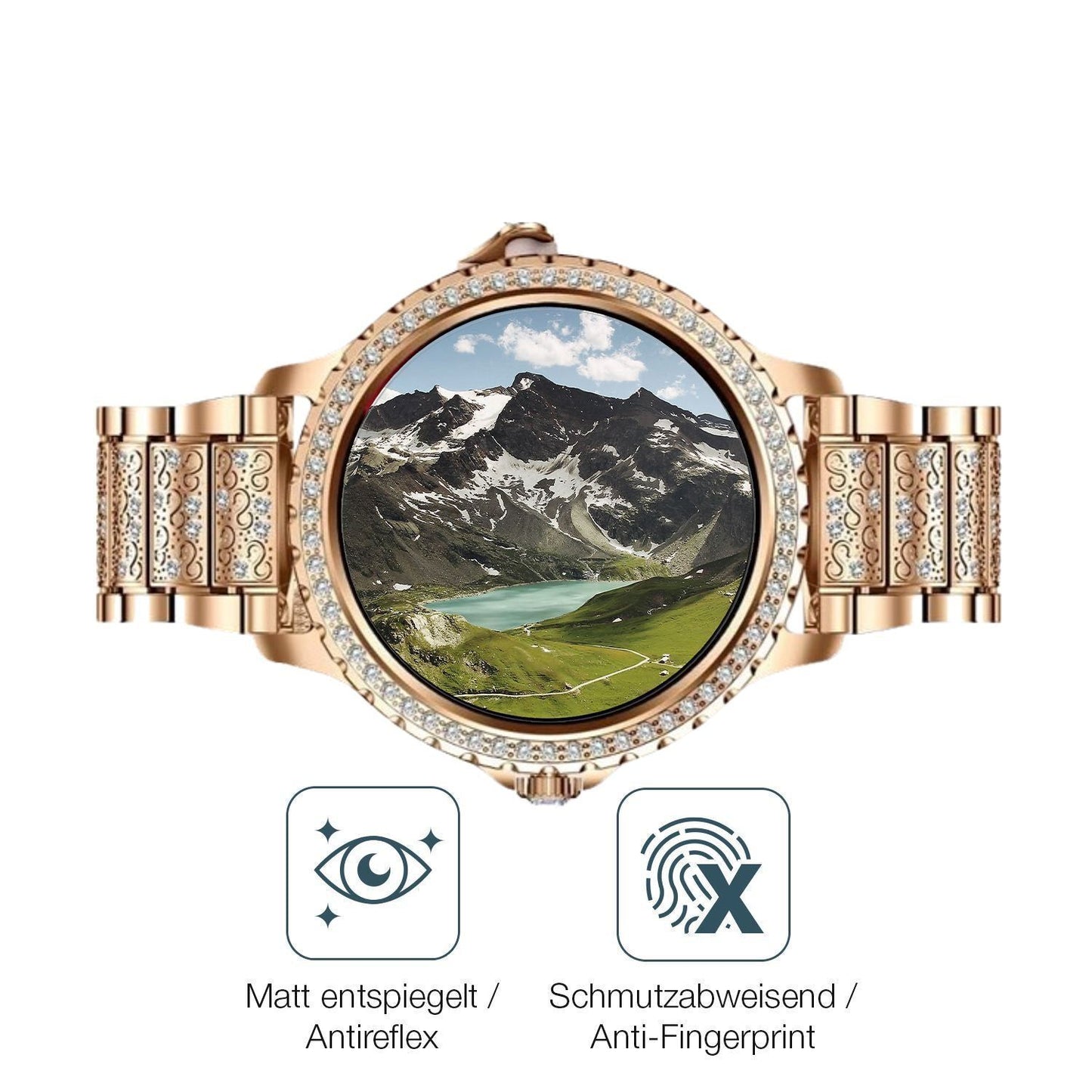 6x Schutzfolie matt für LIGE BW1845A-CC 1.32 Zoll  (4)