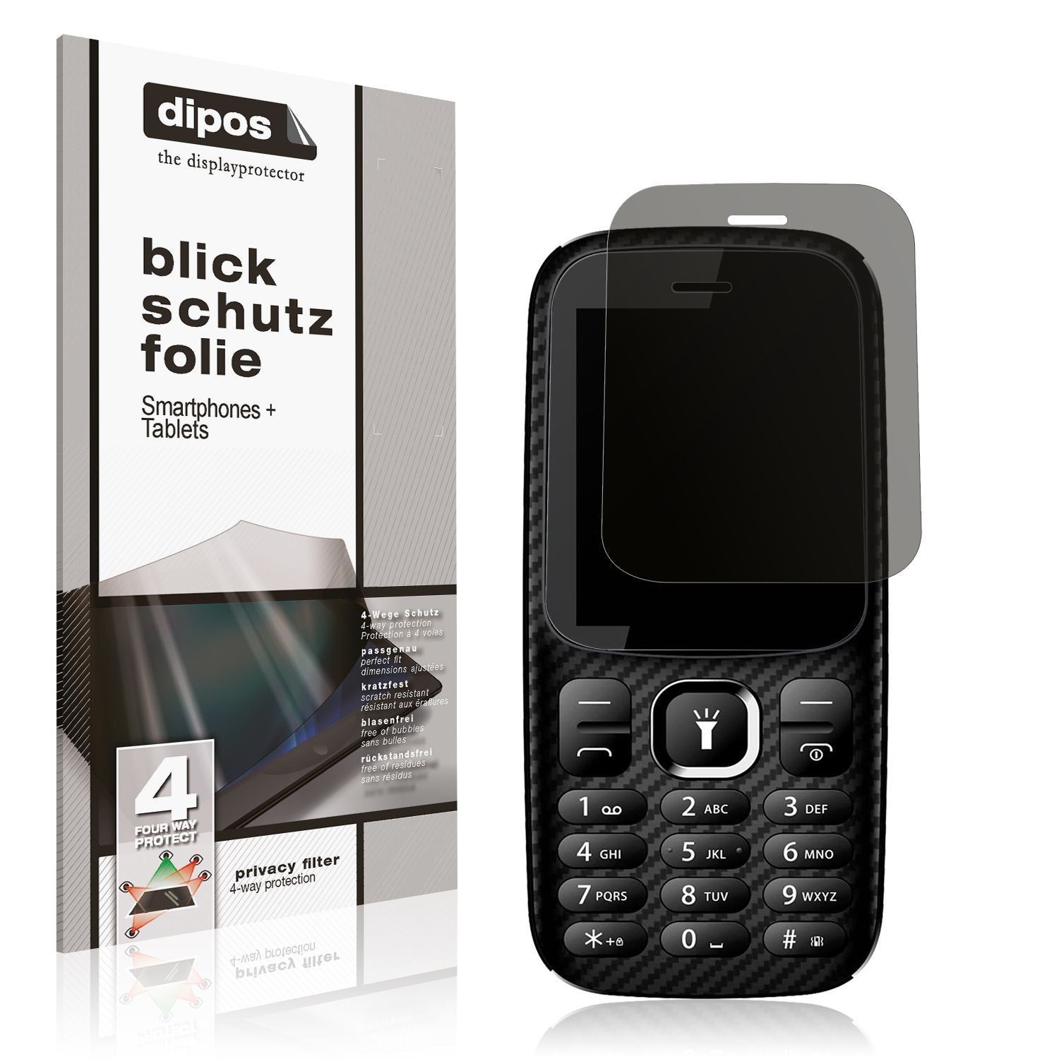 Blickschutzfolie für Energizer Mobile E13 matt Sch (1)