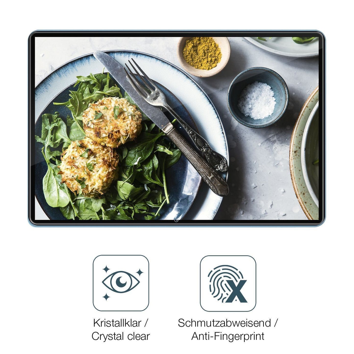 2x Schutzfolie klar für JIKOCXN C30 10 Zoll Displa (4)