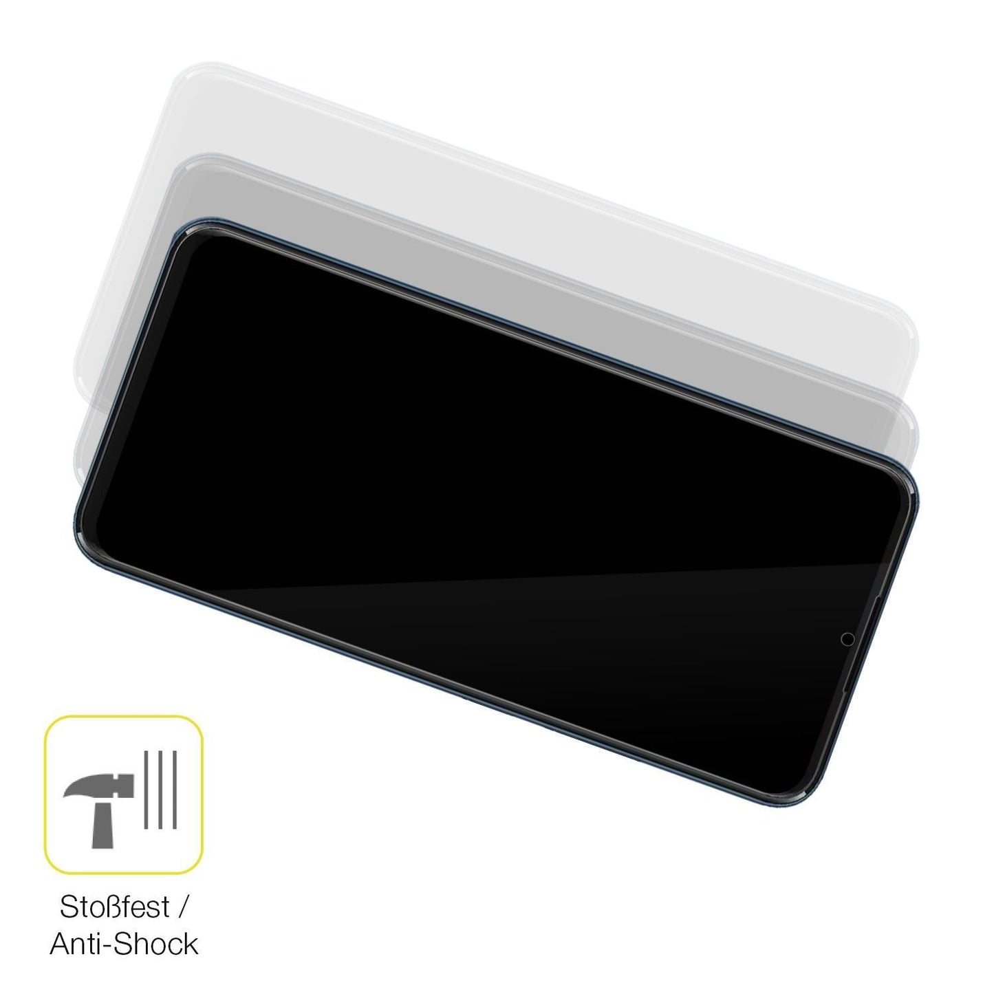 2x 3D Full Cover Schutzfolie für Mobicel RX17 (4)