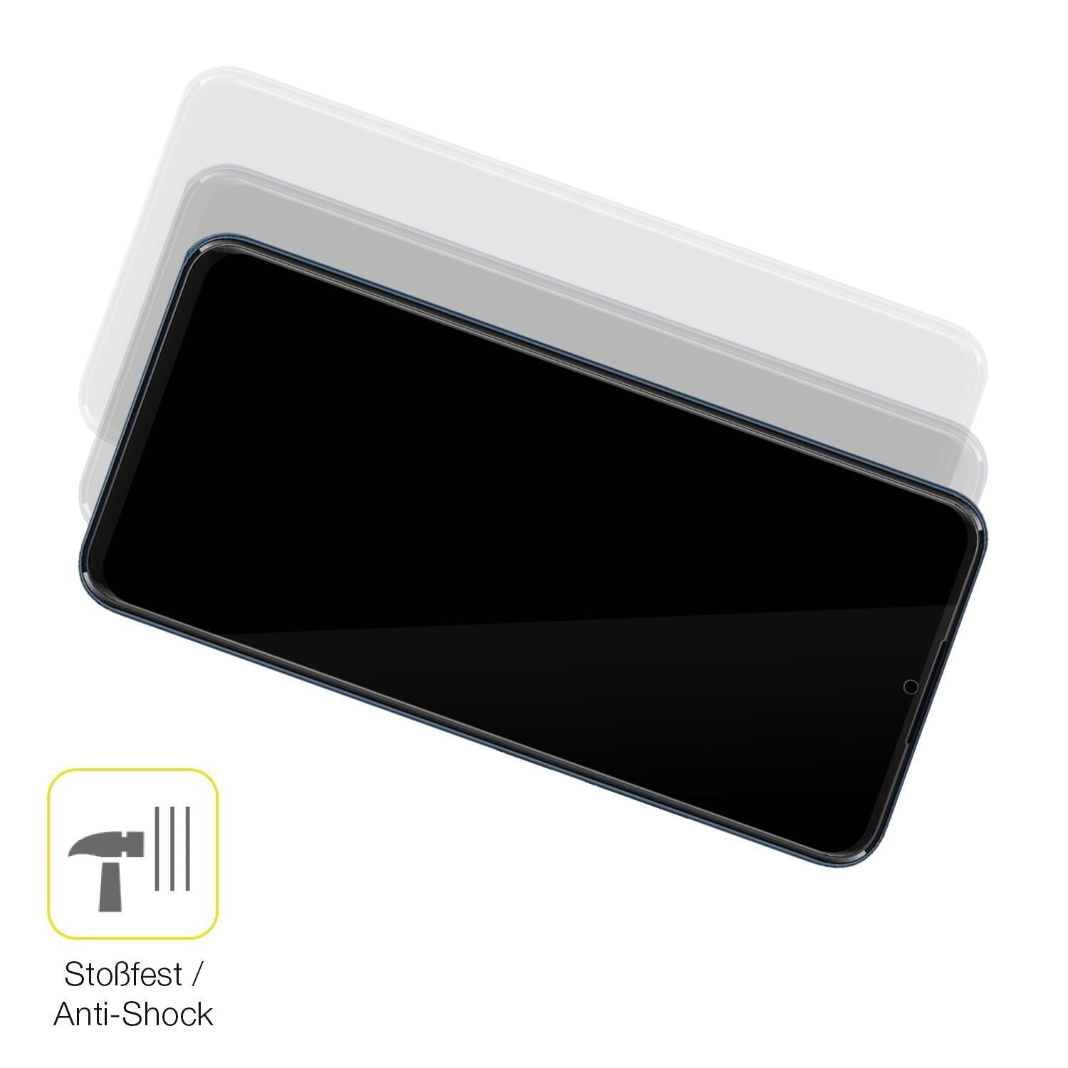 2x 3D Full Cover Schutzfolie für Mobicel RX17 (4)