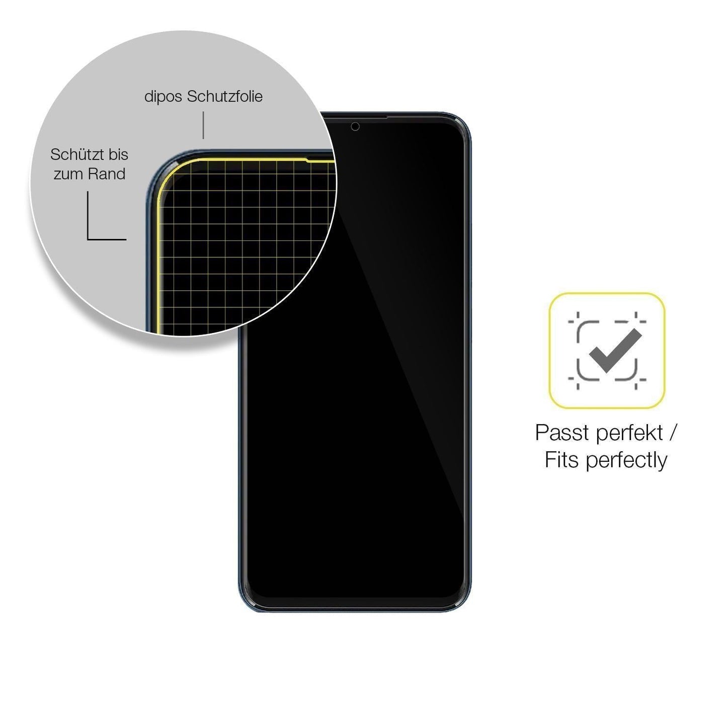 2x 3D Full Cover Schutzfolie für Mobicel RX17 (6)