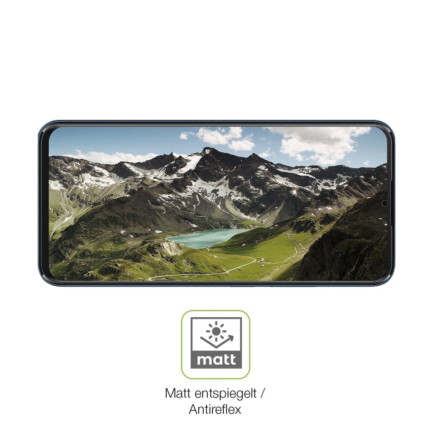 2x Full Cover Schutzfolie matt für Mobicel RX17 (5)