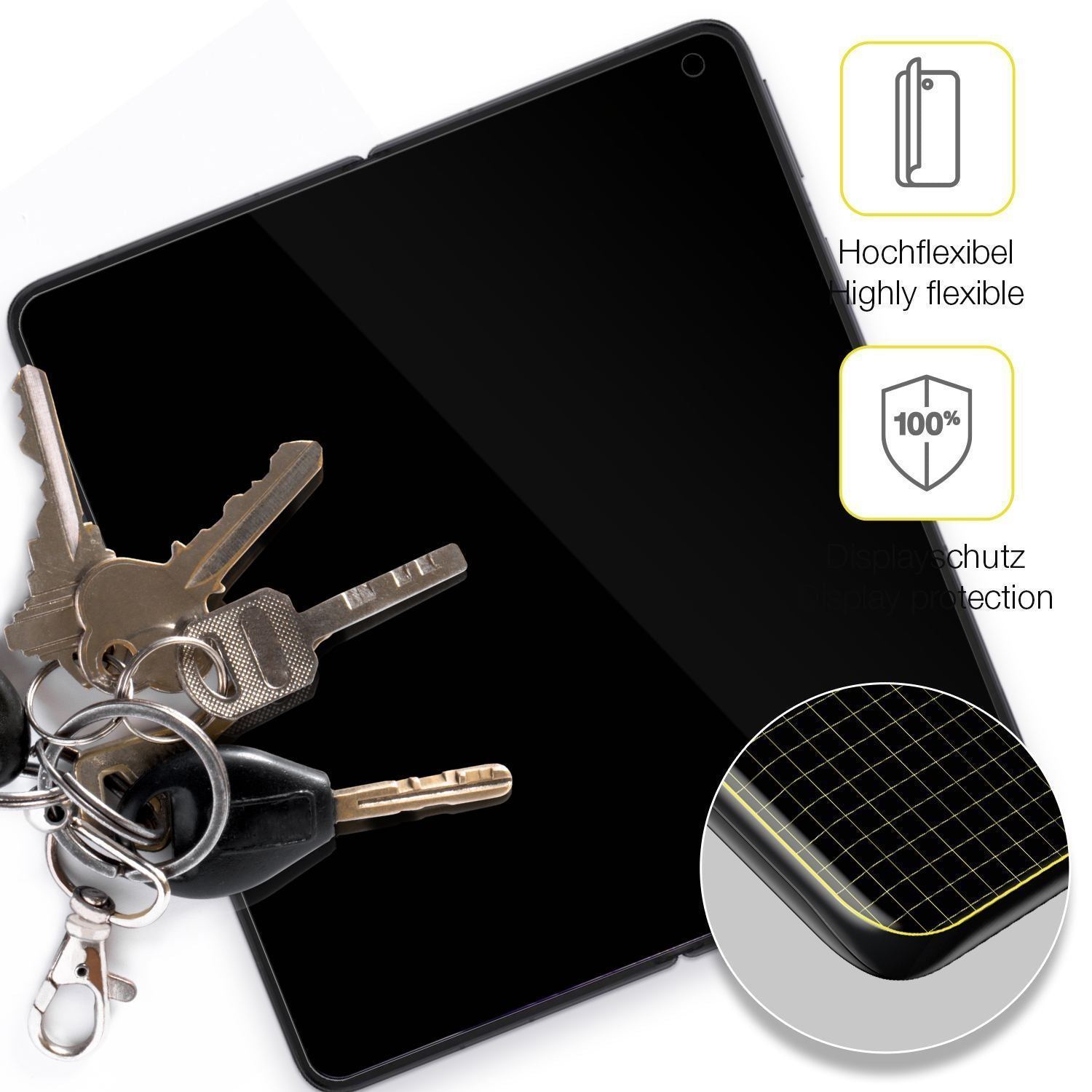 2x 3D Full Cover Schutzfolie für Oppo Find N5 Inne (3)