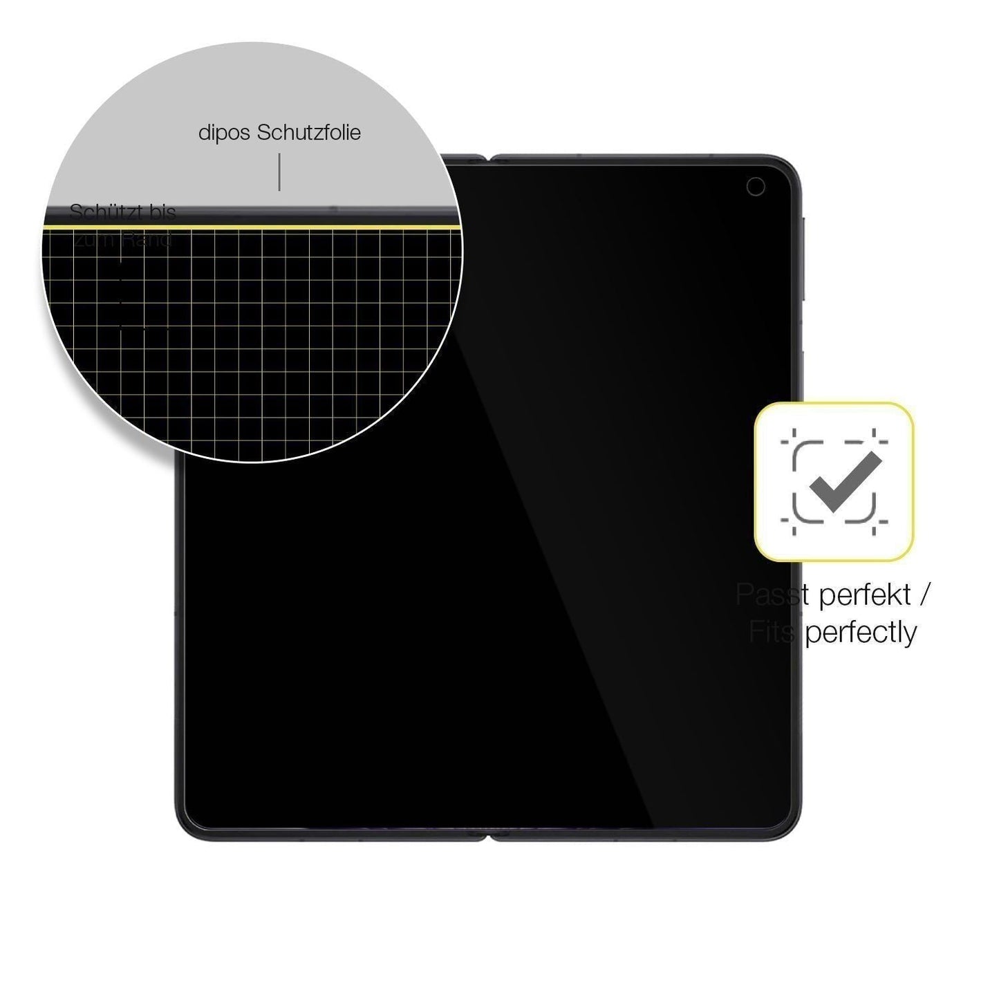 2x 3D Full Cover Schutzfolie für Oppo Find N5 Inne (6)