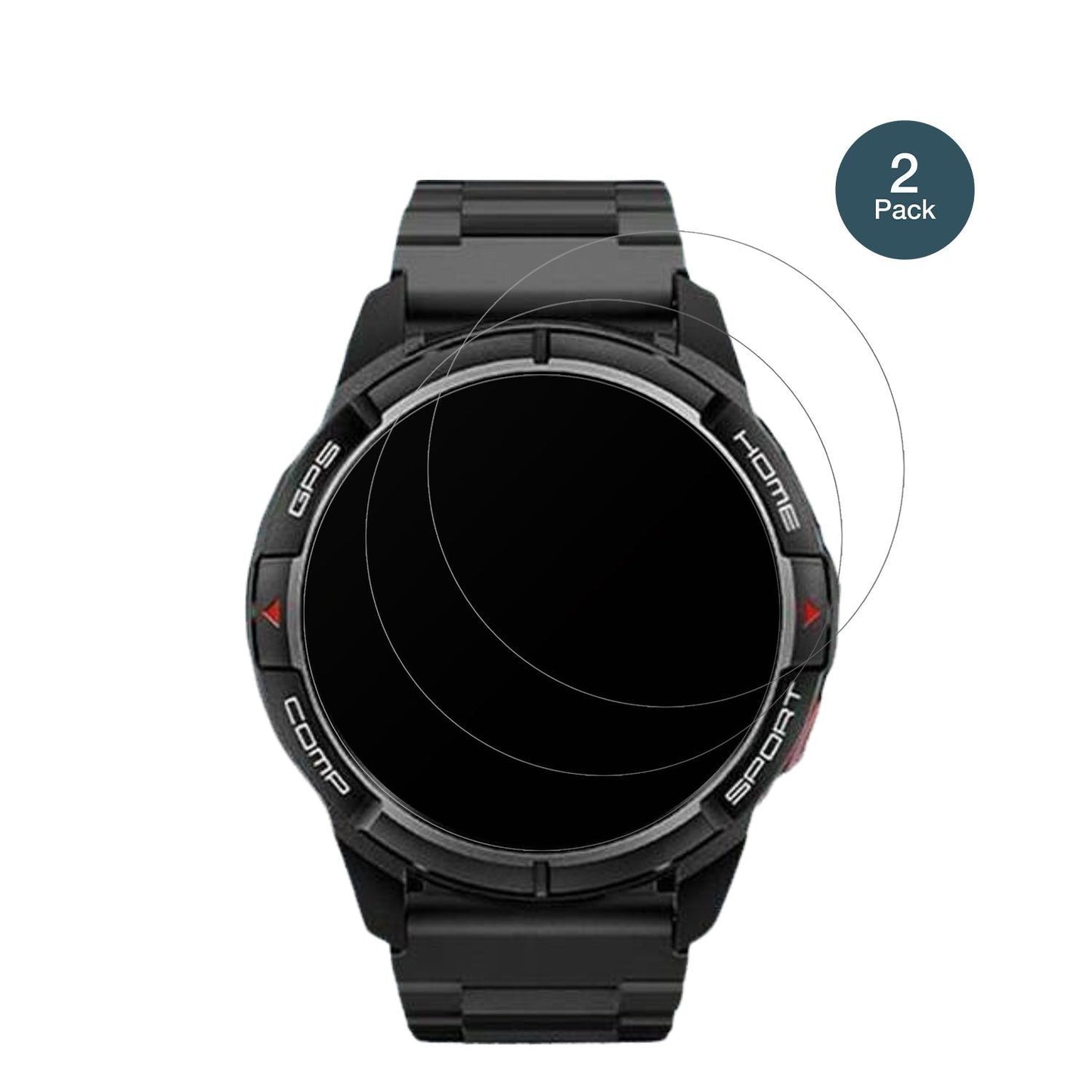 2x 9H Schutzfolie matt für Xiaomi Mibro GS Active  (2)