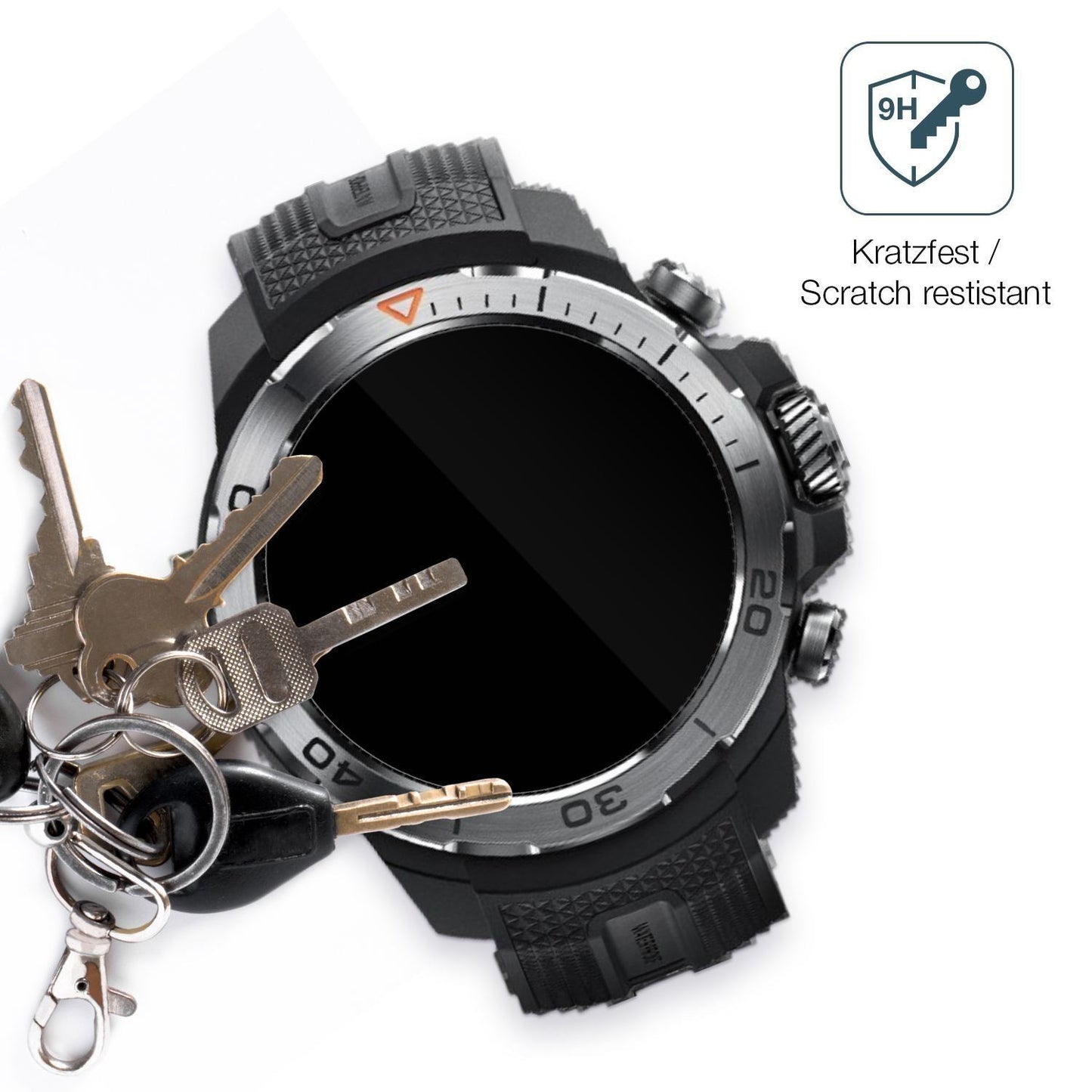 2x 9H Schutzfolie für Xiaomi Mibro GS Explorer Pan (3)
