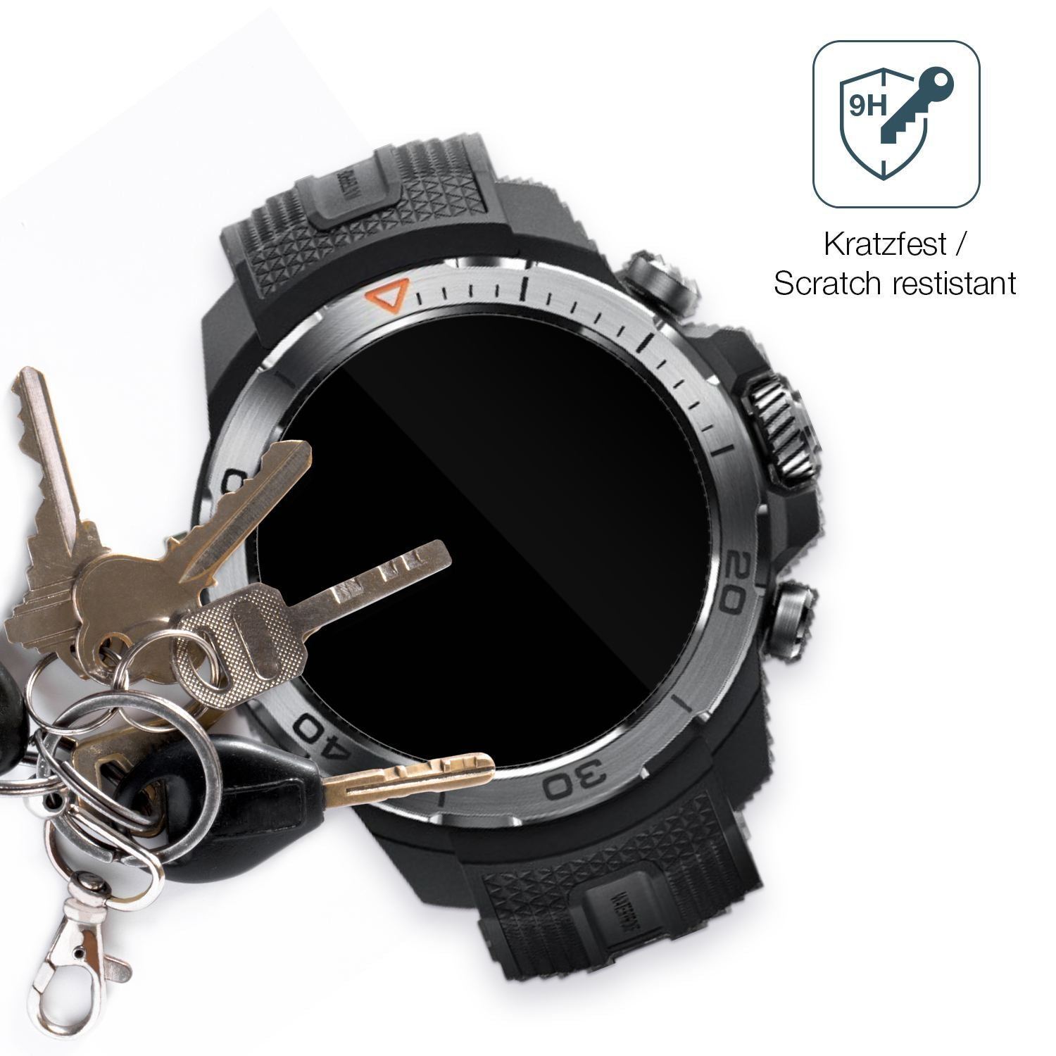 2x 9H Schutzfolie für Xiaomi Mibro GS Explorer Pan (3)