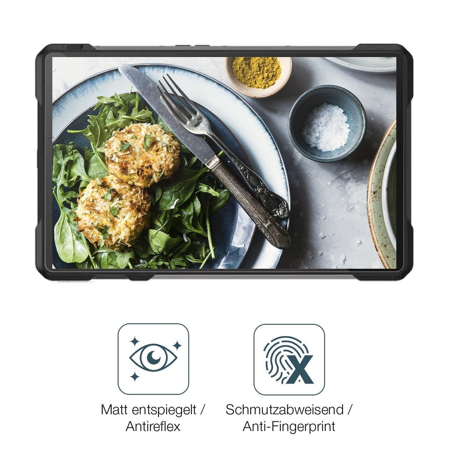 2x Schutzfolie matt für 8849 Tank Pad E Display-Sc (4)