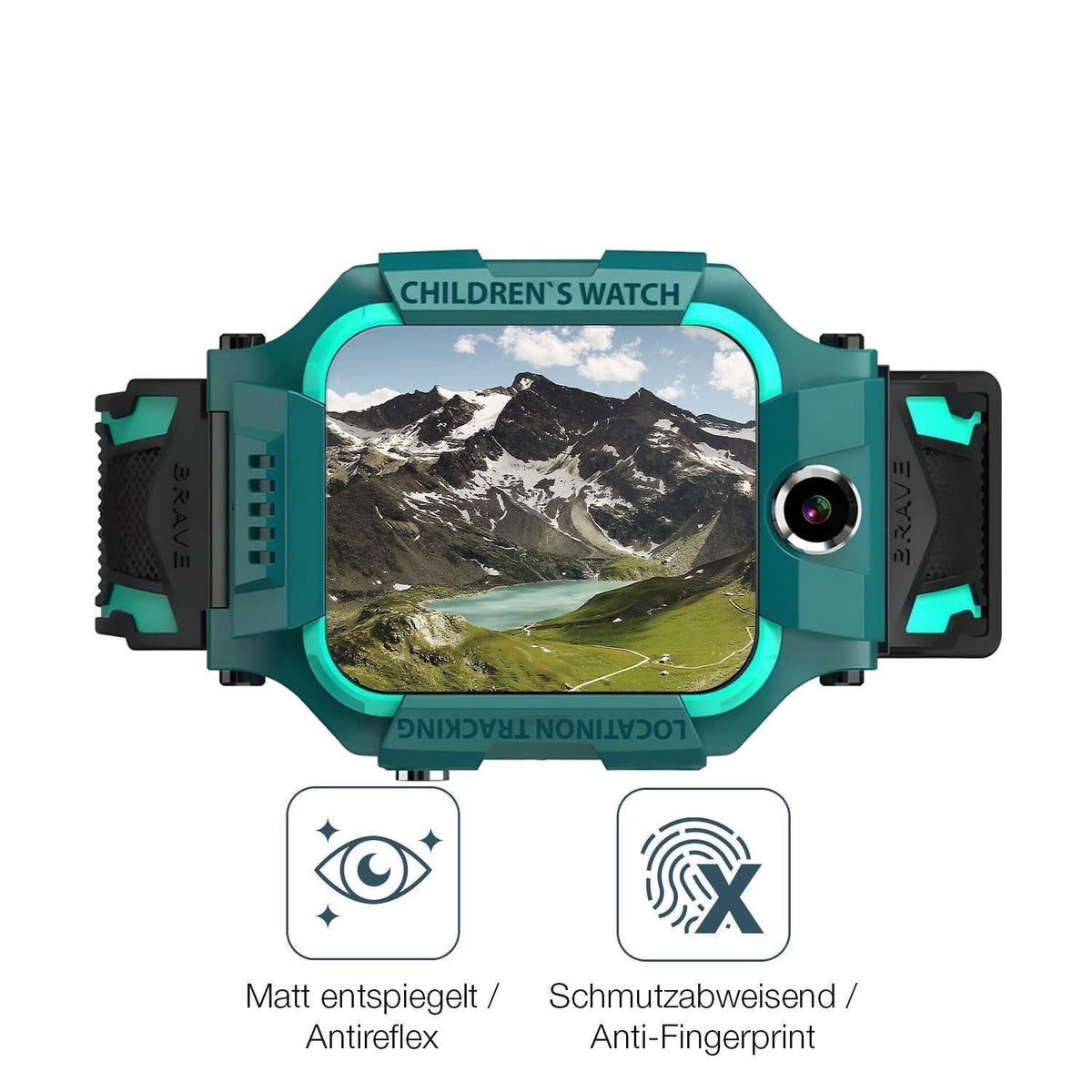 2x 9H Schutzfolie matt für Retoo E746-1 1.44 Zoll  (5)