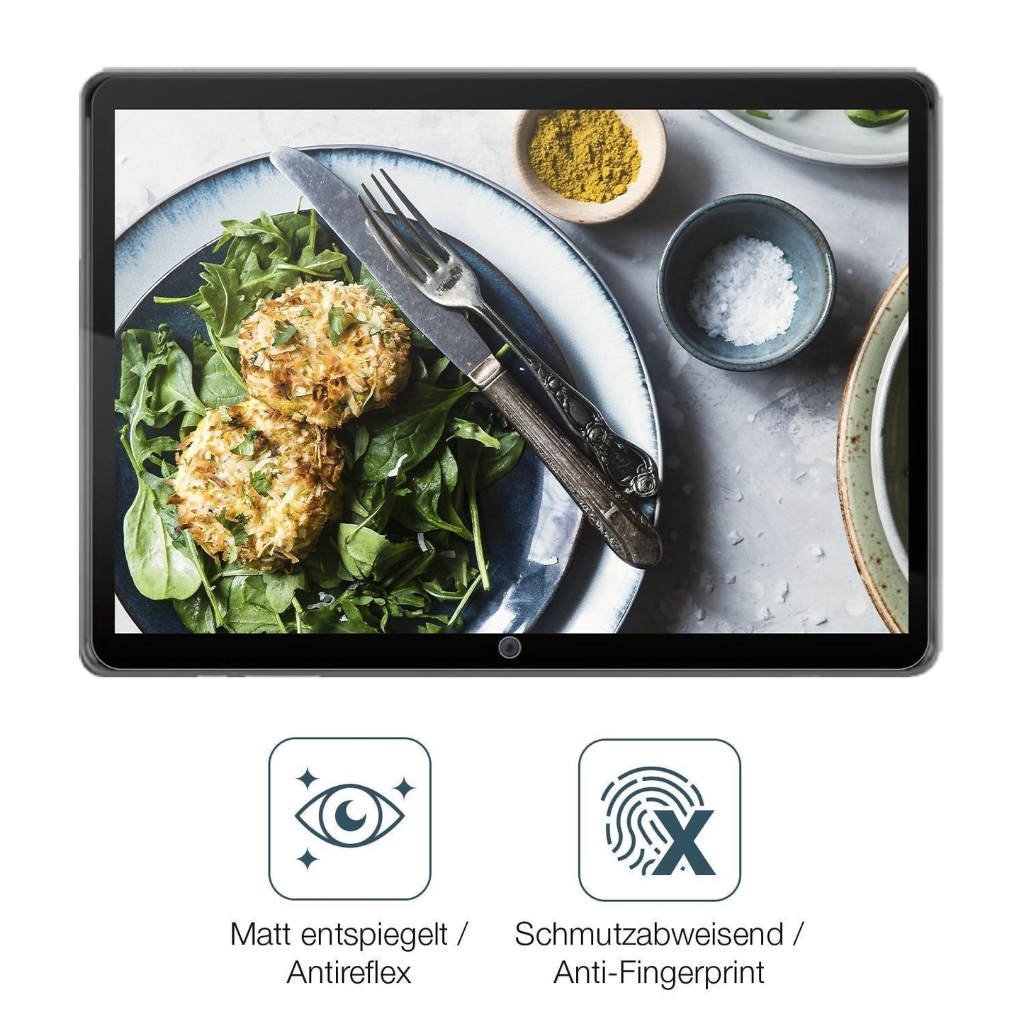 2x Schutzfolie matt für AWOW P11 10 Zoll Display-S (4)