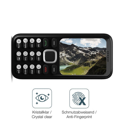 4x Schutzfolie klar für Oakcastle F100 Display-Sch (4)