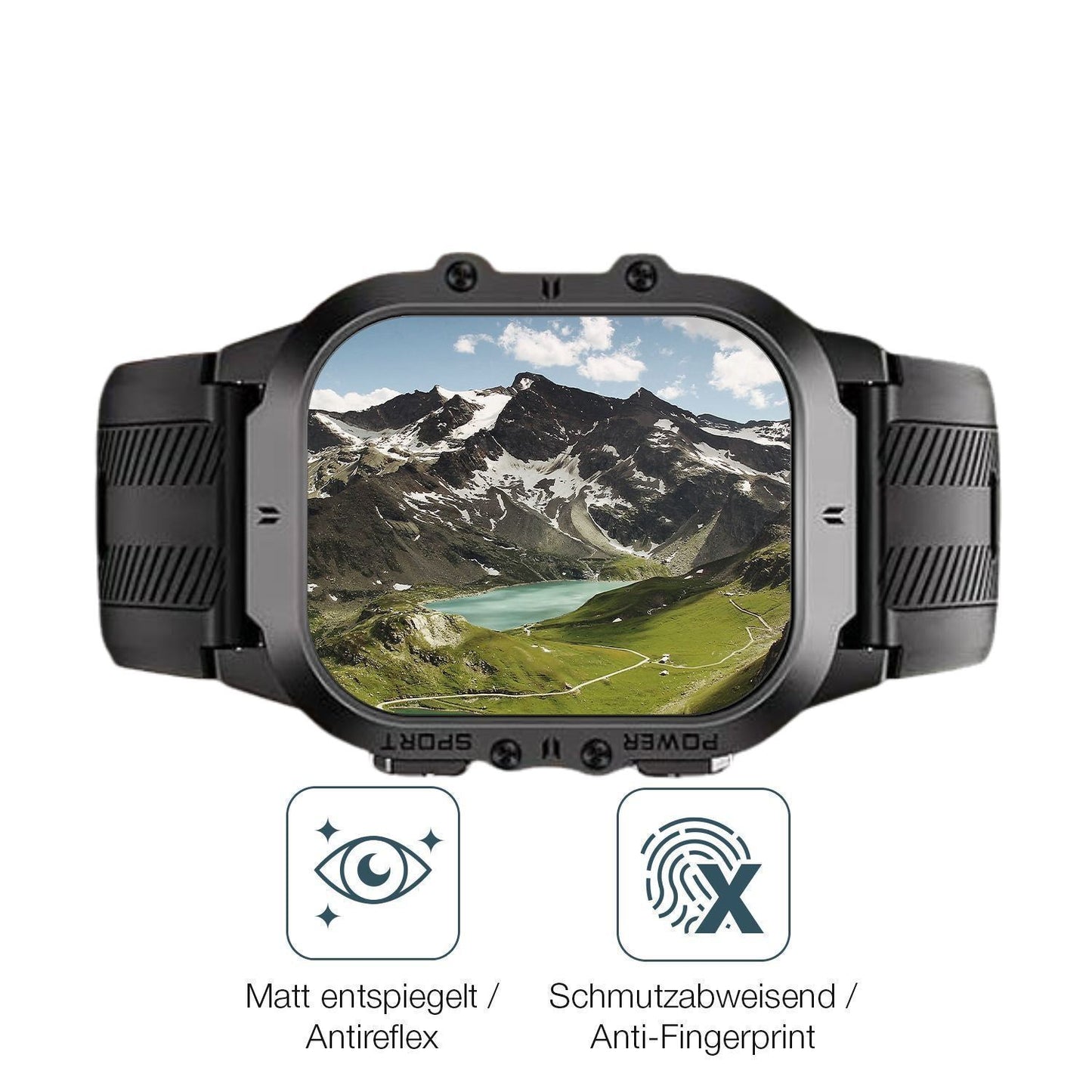 6x Schutzfolie matt für Oukitel BT20 Display-Schut (4)