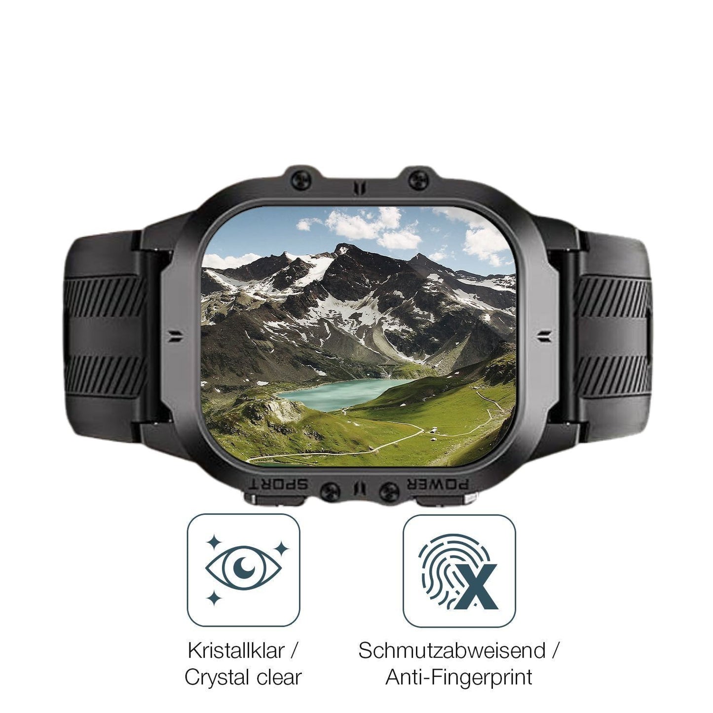 6x Schutzfolie klar für HIRREO FV14 Display-Schutz (4)