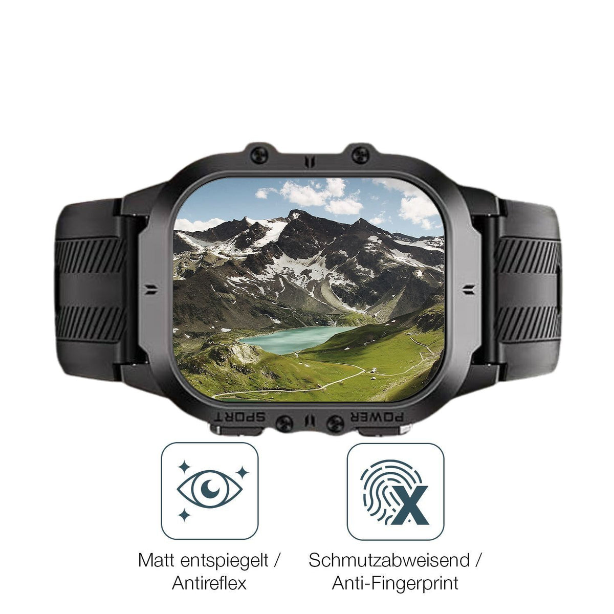 6x Schutzfolie matt für HIRREO FV14 Display-Schutz (4)