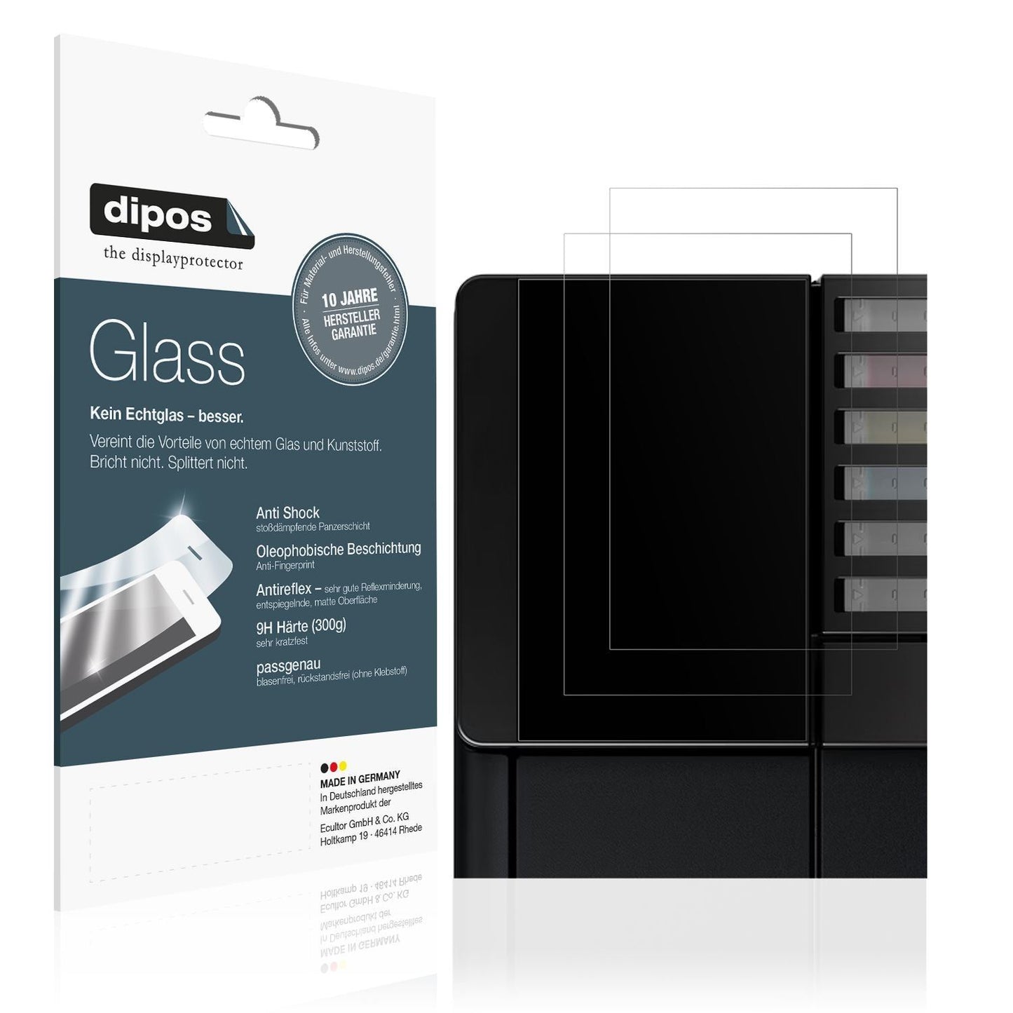 2x 9H Schutzfolie matt für Epson EcoTank ET-8550 P (1)