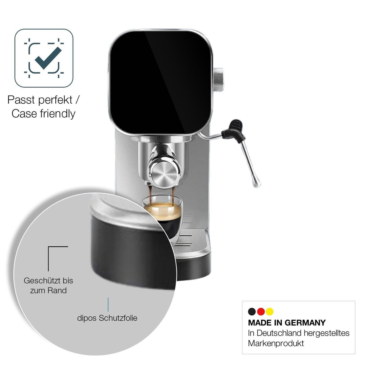 2x 9H Schutzfolie für Aigostar Barista Panzerfolie (6)