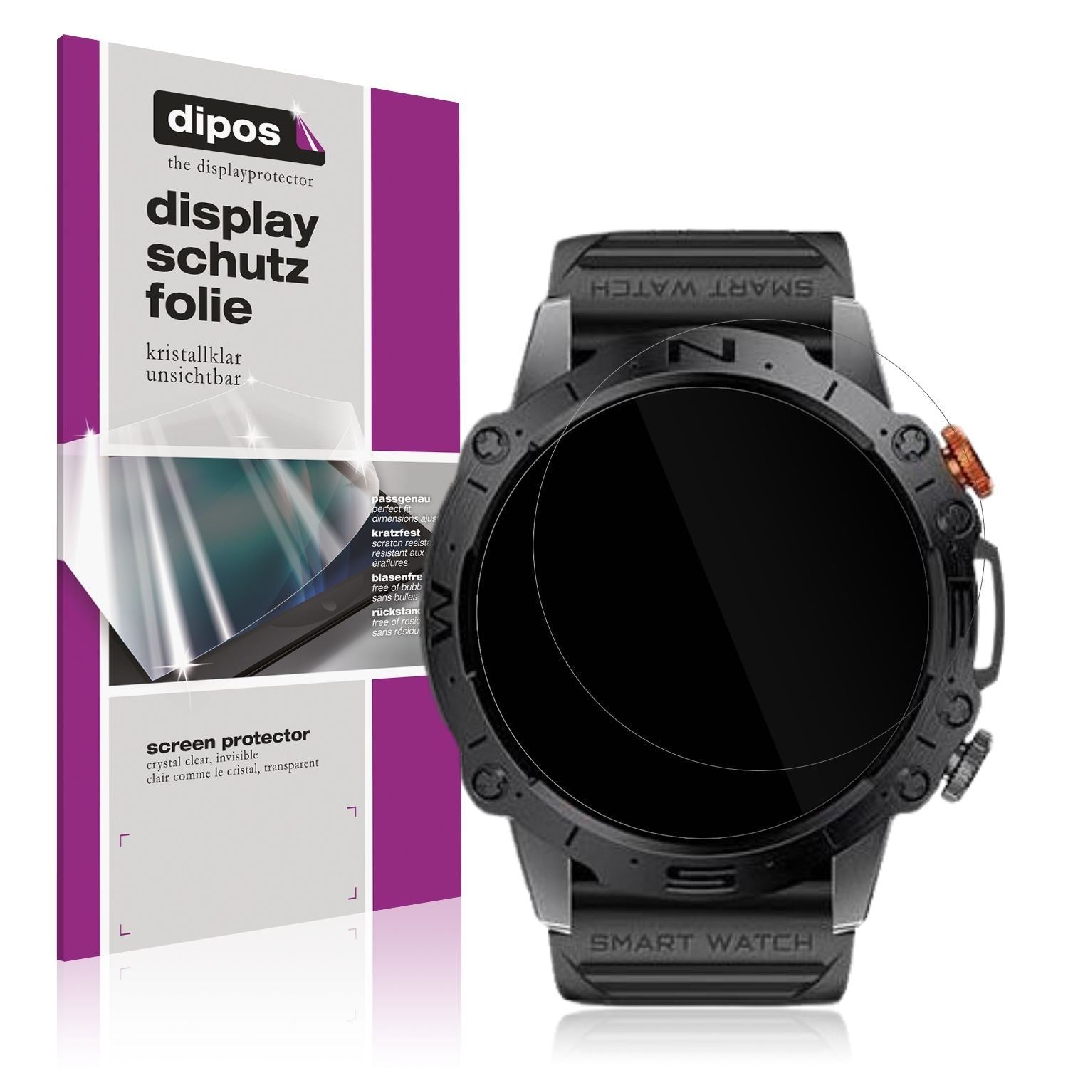 6x Schutzfolie klar für Atheewon S10 Display-Schut (1)