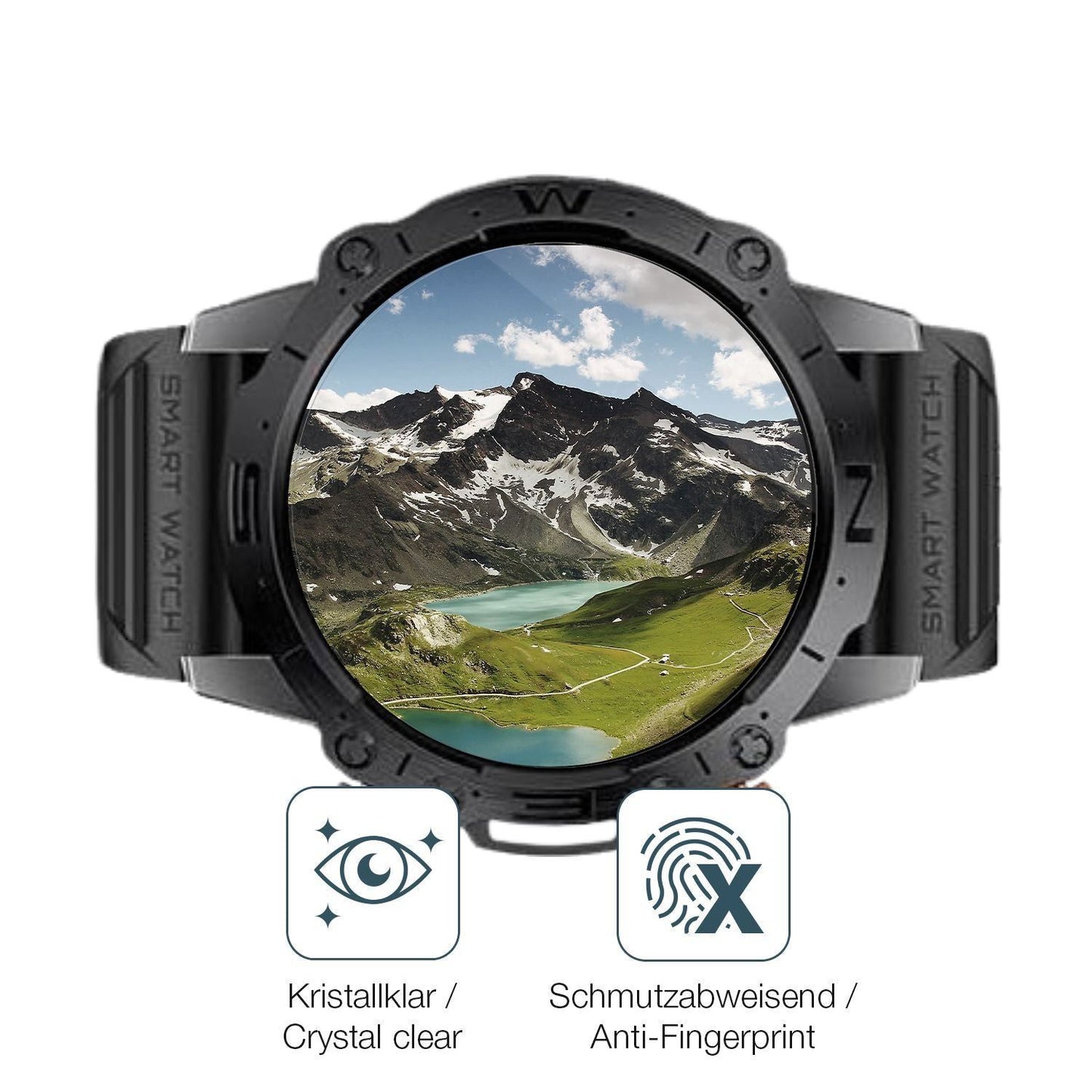 6x Schutzfolie klar für Atheewon S10 Display-Schut (4)