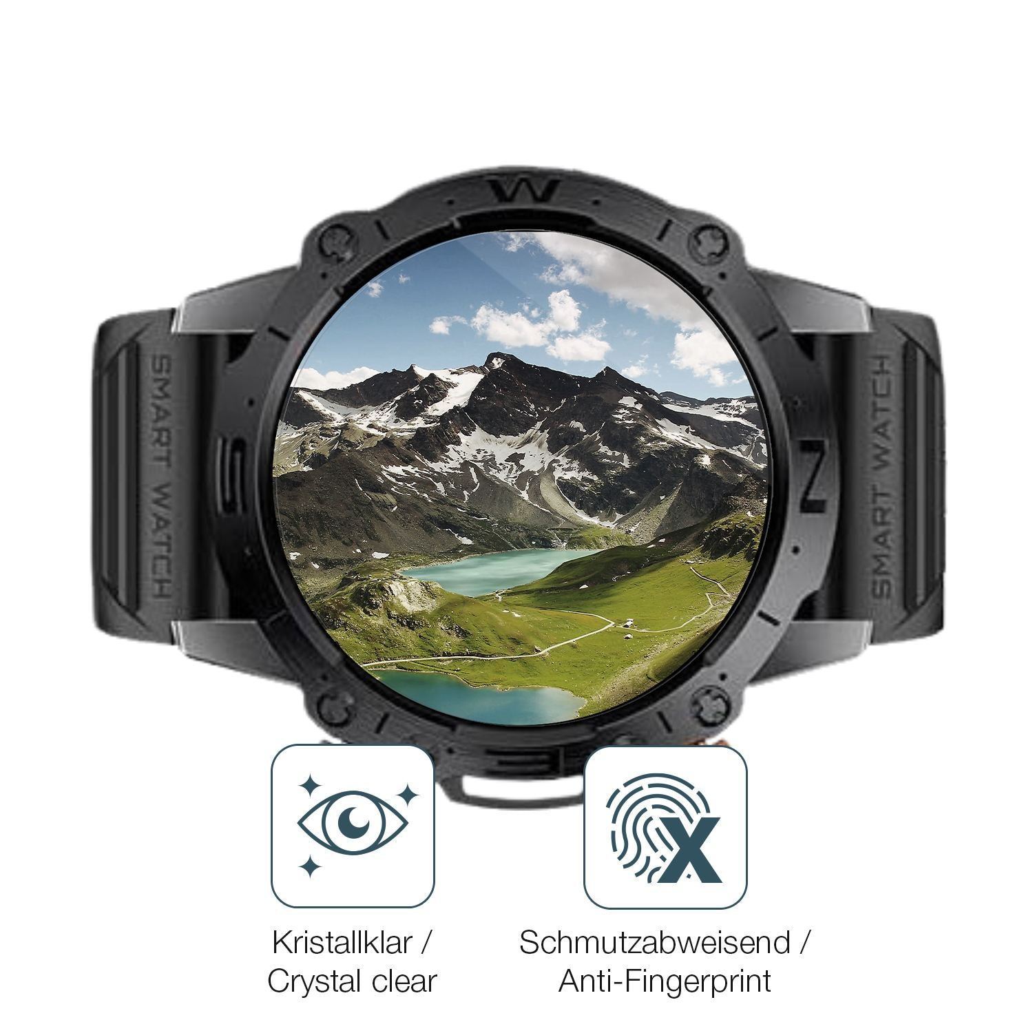 6x Schutzfolie klar für Atheewon S10 Display-Schut (4)