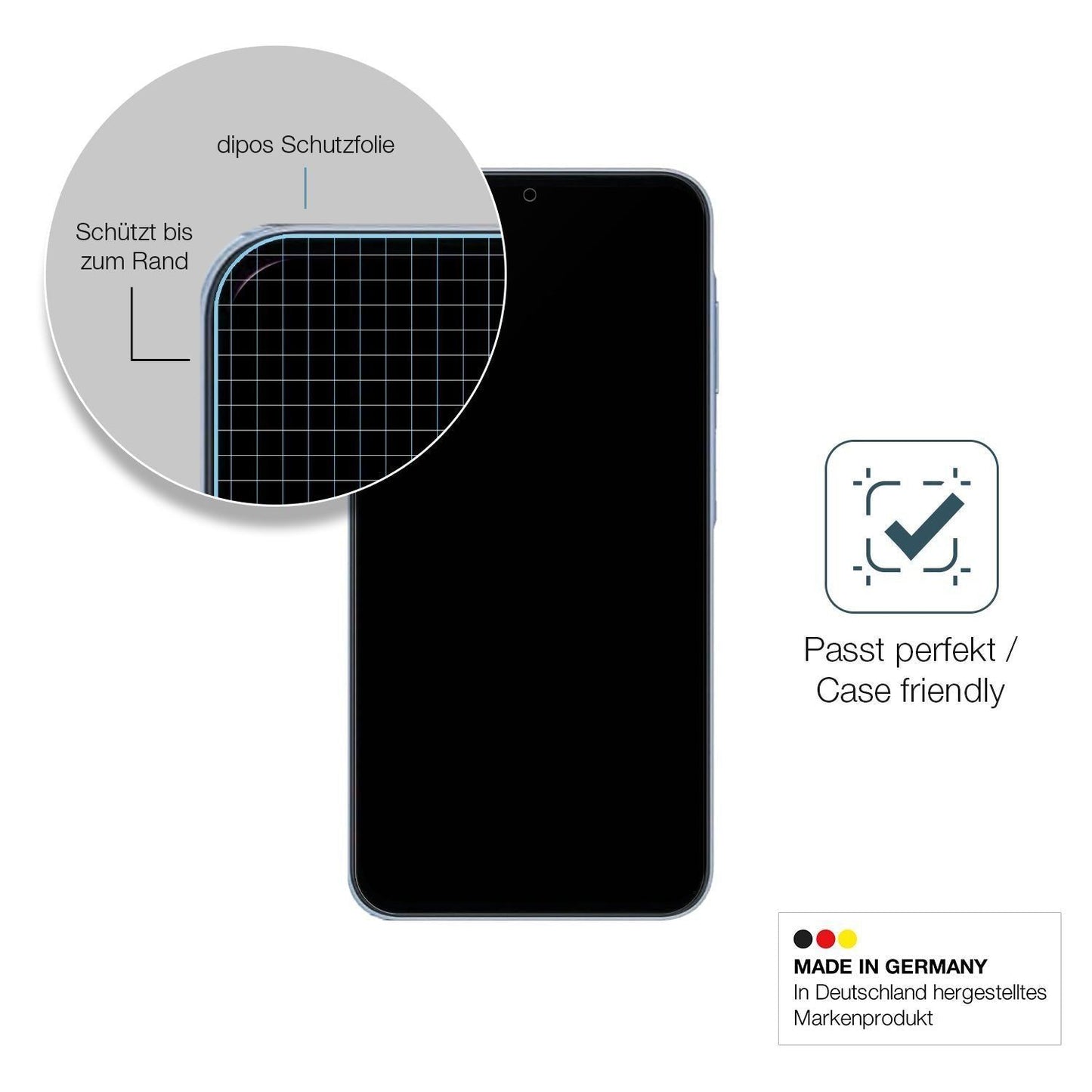 2x 9H Schutzfolie matt für Samsung Galaxy A25 Panz (6)