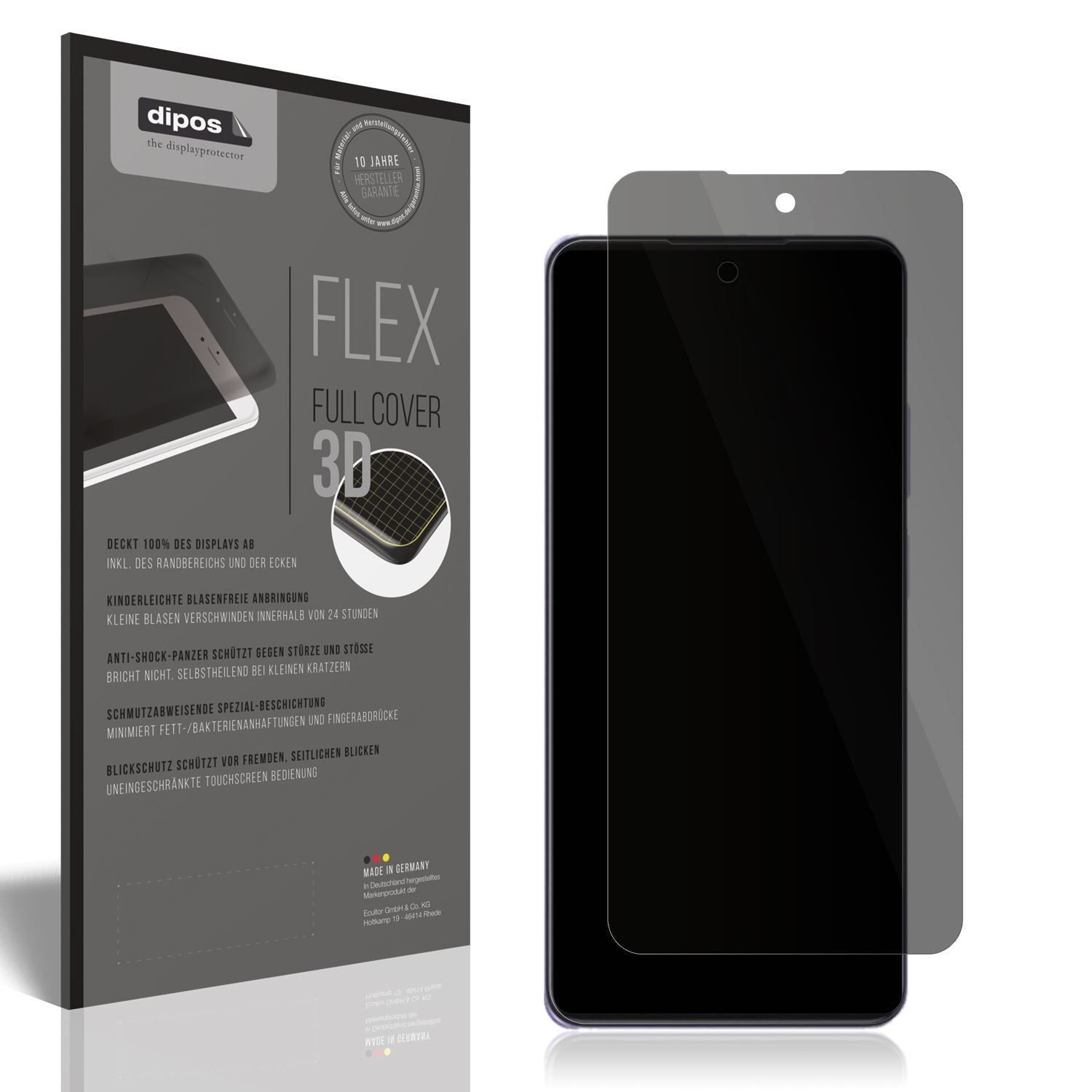 Full Cover Privacy Blickschutzfolie für Oppo A3i P (1)