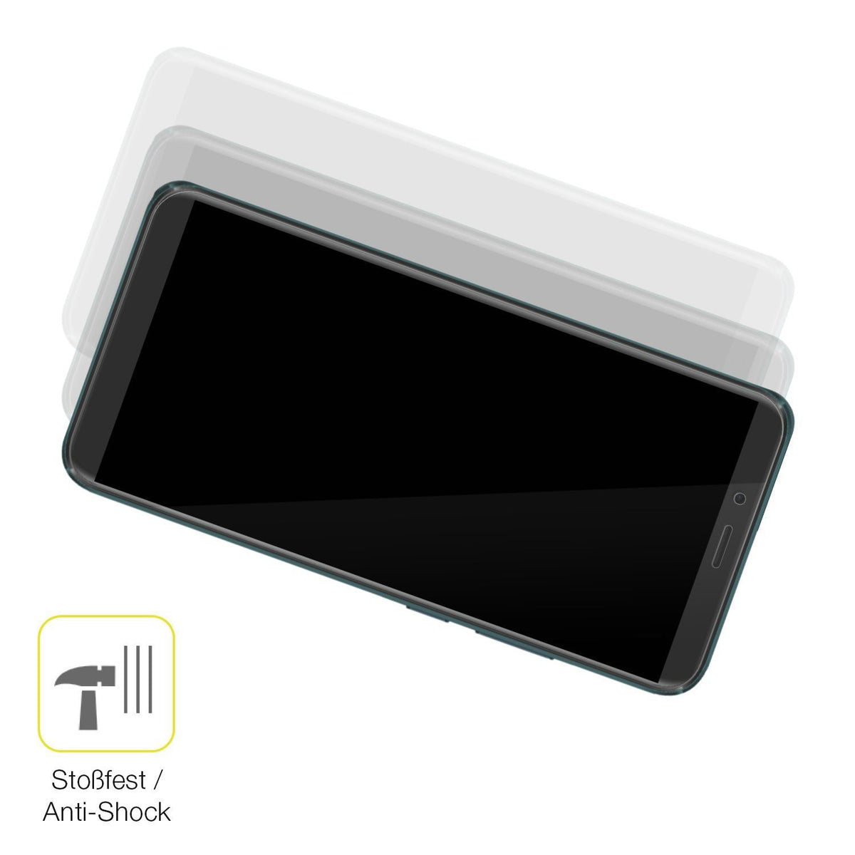 2x 3D Full Cover Schutzfolie für Mobicel RX Plus (4)