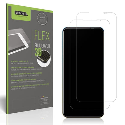 2x Full Cover Schutzfolie matt für Mobicel R9 Pro (1)