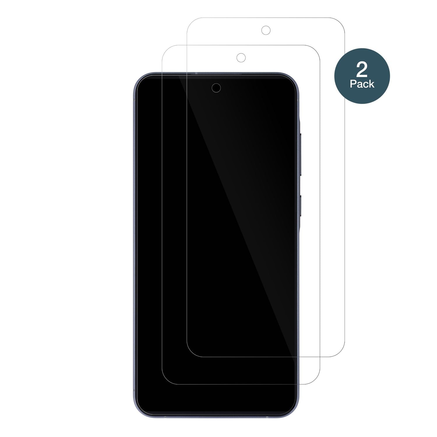2x 9H Schutzfolie für Samsung Galaxy A55 (case fri (2)