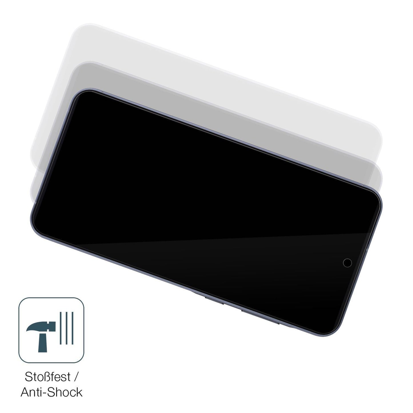 2x 9H Schutzfolie für Samsung Galaxy A55 (case fri (4)