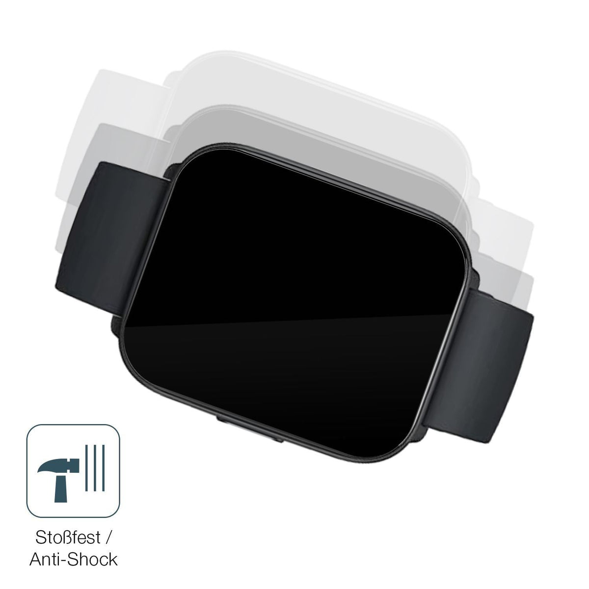 2x 9H Schutzfolie für Xiaomi Mibro Watch C2 Panzer (4)