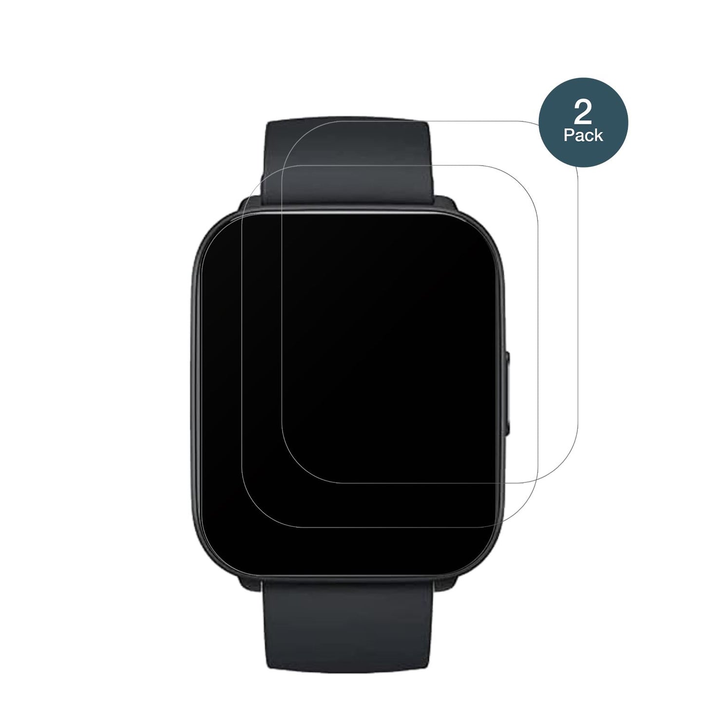 2x 9H Schutzfolie matt für Xiaomi Mibro Watch C2 P (2)