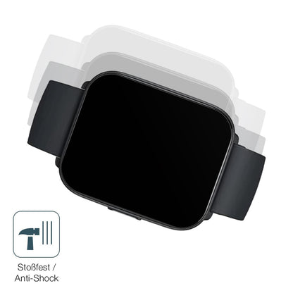 2x 9H Schutzfolie matt für Xiaomi Mibro Watch C2 P (4)