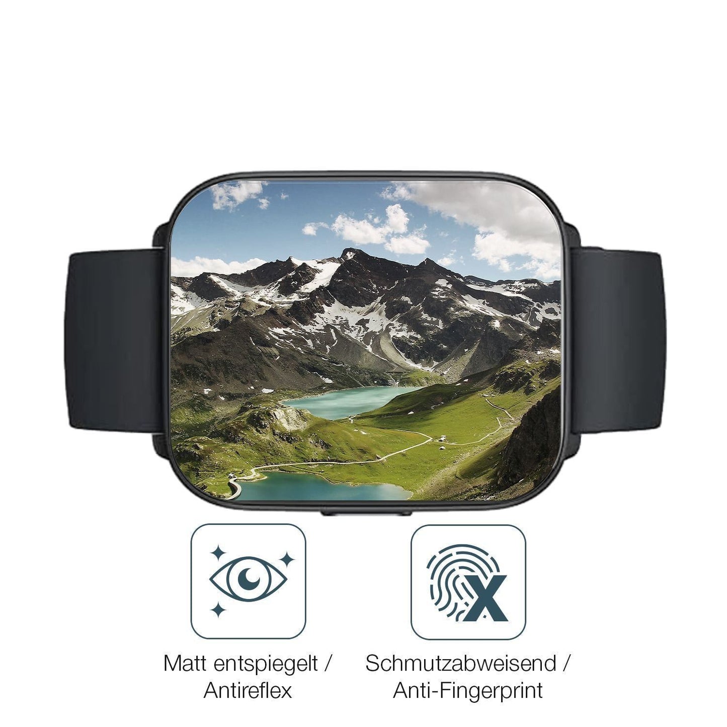 2x 9H Schutzfolie matt für Xiaomi Mibro Watch C2 P (5)