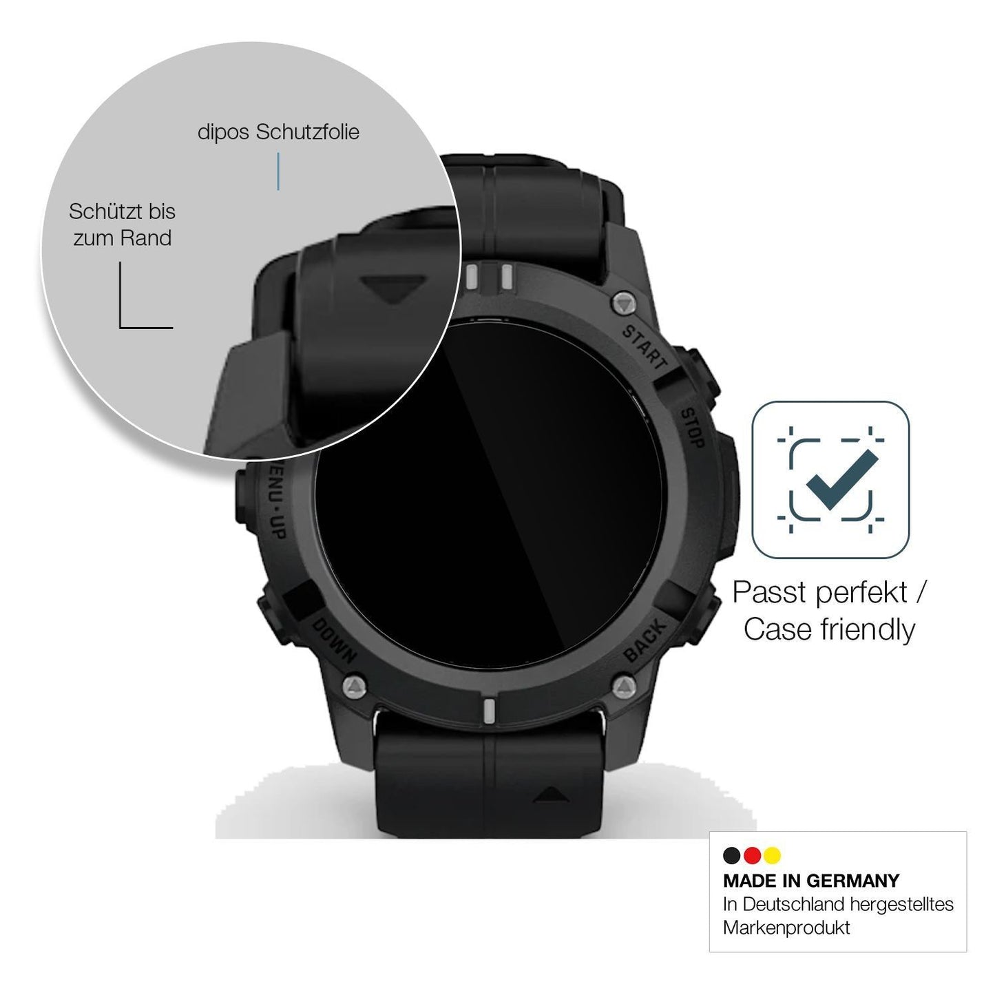 2x 9H Schutzfolie für Garmin Descent G2 Panzerfoli (6)