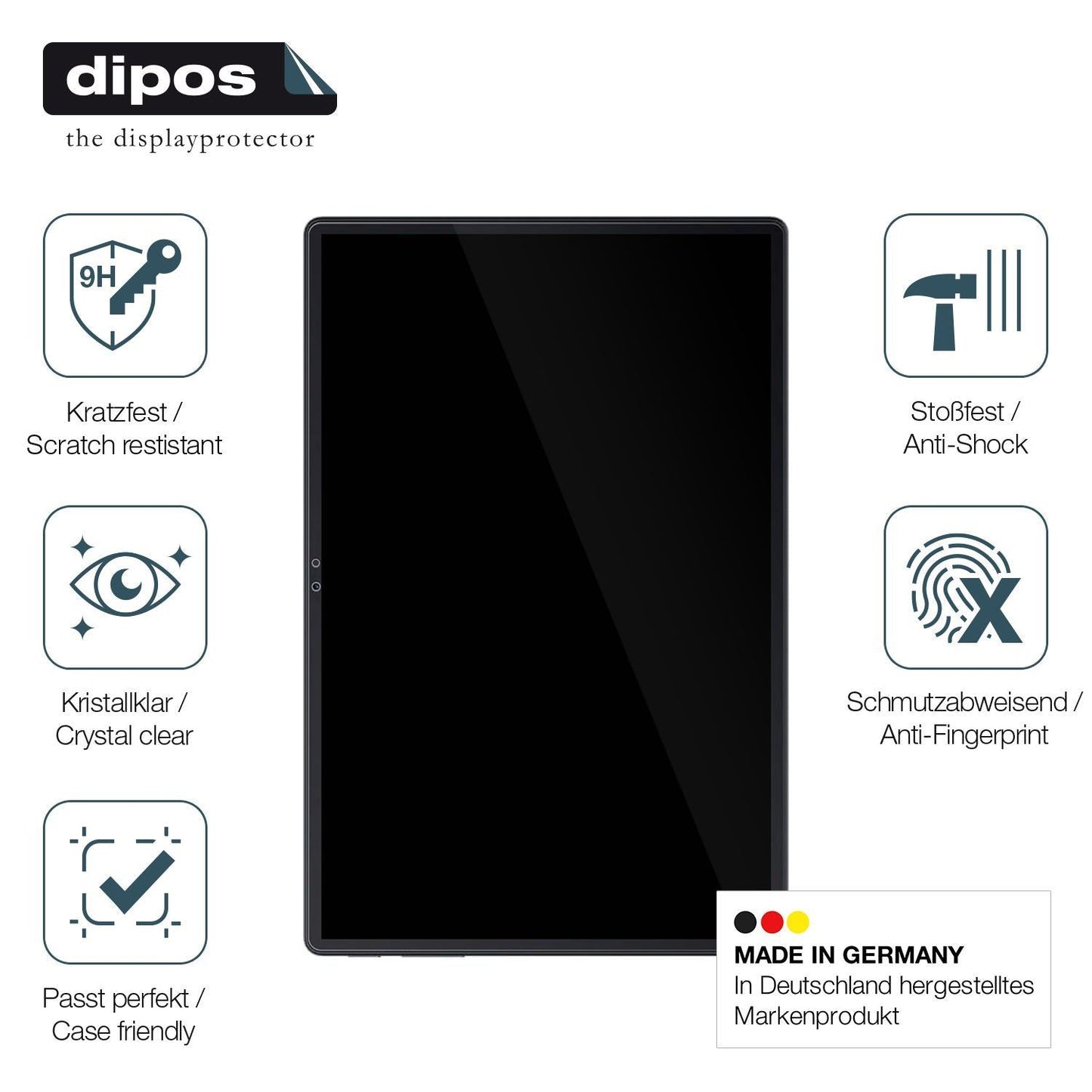 2x 9H Schutzfolie für Blackview Oscal Pad 80 Panze (7)
