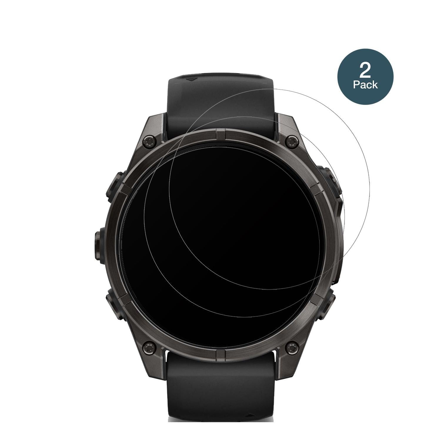 2x 9H Schutzfolie matt für Garmin Tactix 8 47mm AM (2)